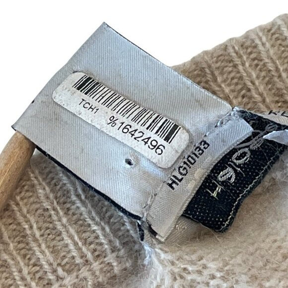 Halogen Womens 100% Cashmere Multicolor Striped Crew Neck Sweater M P Preppy - Picture 10 of 11